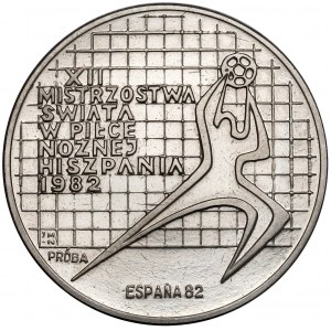 Próba NIKIEL 200 złotych 1982 MŚ Hiszpania - z España - w prawo