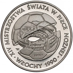 Próba NIKIEL 500 złotych 1988 MŚ w Piłce Nożnej Włochy