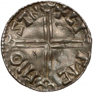 Anglia, Aethelred II (978-1016) Denar typu long cross