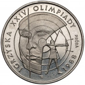 Próba NIKIEL 1.000 złotych 1987 Olimpiada Seul