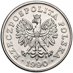 Próba NIKIEL 50 złotych 1990