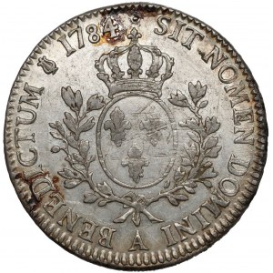 France, Louis XVI, Écu 1784-A, Paris