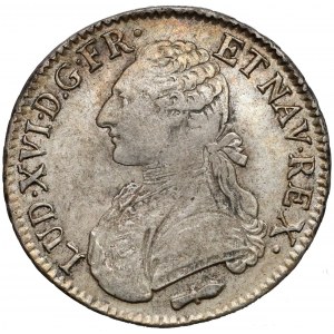 Francja, Ludwik XVI, Écu 1790-Q, Perpignan