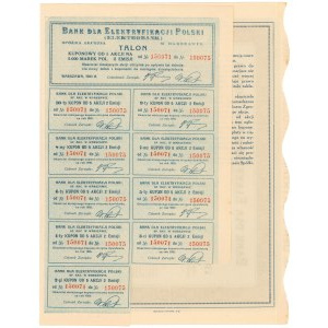 Bank dla Elektryfikacji Polski Elektrobank, Em.2, 5x 1.000 mkp 1923