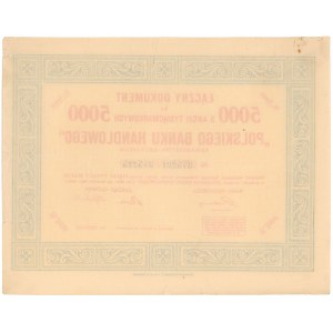 Polski Bank Handlowy, Em.9, 5x 1.000 mk