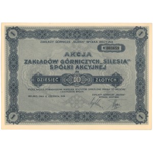 Zakłady Górnicze Silesia, 10 zł 1928
