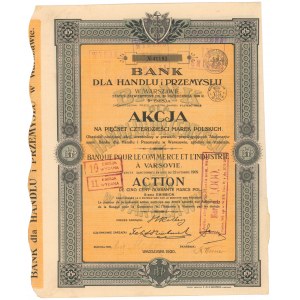 Bank dla Handlu i Przemysłu, Em.5, 540 mkp 1920