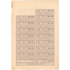 Akcyjny Bank Związkowy, 5x 280 mkp 1920