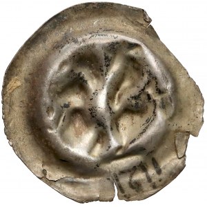 Pomorze Wschodnie, Sambor II Tczewski, Brakteat (przed 1277) - Gryf 