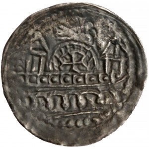 Odon 1179-1194 (?), Brakteat - Ptak na budowli - RZADKOŚĆ