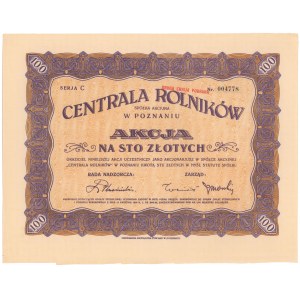 Centrala Rolników w Poznaniu, Ser.C, 100 zł