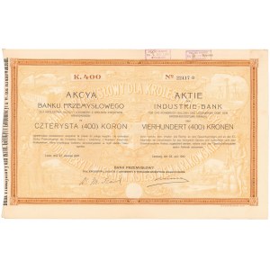 Bank Przemysłowy dla Królestwa Galicyi i Lodomeryi, 400 kr 1910