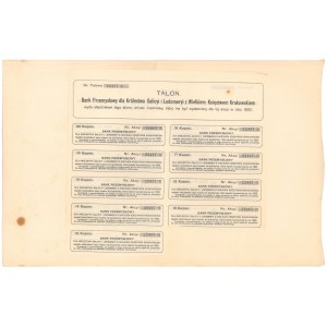 Bank Przemysłowy dla Królestwa Galicyi i Lodomeryi, 400 kr 1910