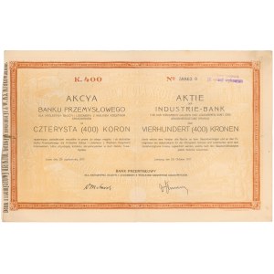 Bank Przemysłowy dla Królestwa Galicyi i Lodomeryi, 400 kr 1917