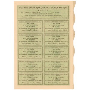 Zakłady Amunicyjne Pocisk, 25 zł 1927 - na okaziciela