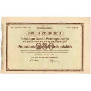 Polski Bank Przemysłowy, 100x 280 mkp 1923