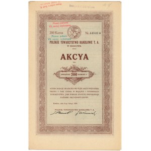 Polskie Towarzystwo Handlowe, 200 kr 1919