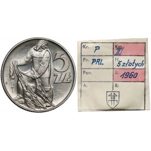 KAŁKOWSKI, Rybak 5 złotych 1960