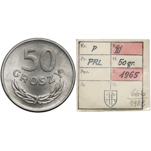 KAŁKOWSKI, 50 groszy 1965
