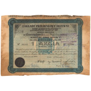 Ksawerów Zakłady Przemysłowe w Noworadomsku, Em.1, 1.000 mk 1922