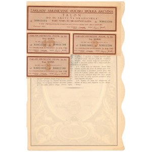 Zakłady Amunicyjne Pocisk, 100x 100 zł 1932 - na okaziciela