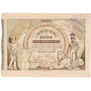Fabryka Porcelany i Wyrobów Ceramicznych w Ćmielowie, Em.1, 1.000 mkp 1920