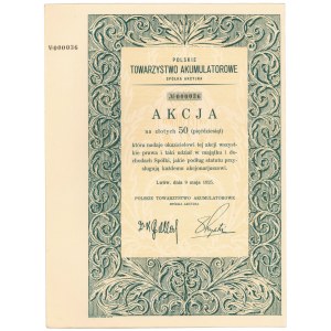 Polskie Towarzystwo Akumulatorowe, 50 zł 1925