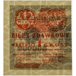 1 grosz 1924 - AO - lewa połowa