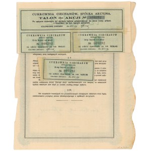 Cukrownia Ciechanów, 100 zł 1931 - na okaziciela