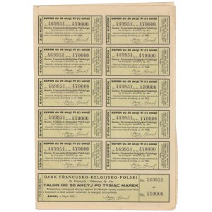 Bank Francusko-Belgijsko-Polski, Em.6, 50x 1.000 mk 1923