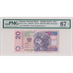 20 złotych 1994 - YE - seria zastępcza