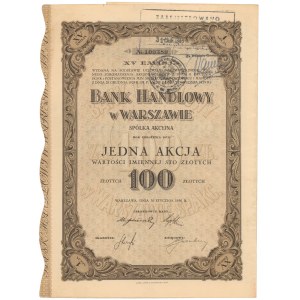 Bank Handlowy w Warszawie, Em.15, 100 zł 1930