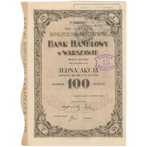 Bank Handlowy w Warszawie, Em.14, 100 zł 1927