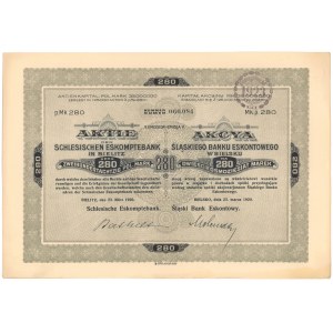 Śląski Bank Eskontowy, Em.5, 280 mk 1920