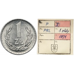 KAŁKOWSKI, 1 złoty 1971