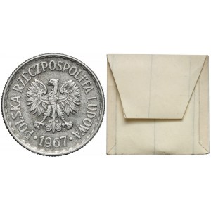 KAŁKOWSKI, 1 złoty 1967 - rzadki rocznik