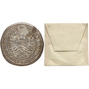 KAŁKOWSKI, Śląsk, Leopold I, 6 krajcarów 1675 FIK, Opole - rzadkie