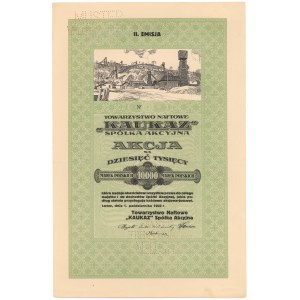 Tow. Naftowe Kaukaz, Em.2, 10.000 mk 1923 MUSTER 