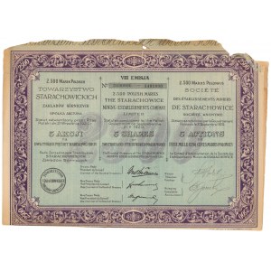Tow. Starachowickich Zakładów Górniczych, Em.8, 5x 500 mk