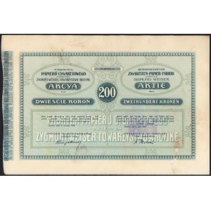 Fabryka Papieru Cygaretowego..., 200 kr 1914