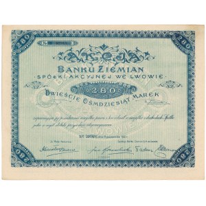 Bank Ziemian we Lwowie, 280 mkp 1920