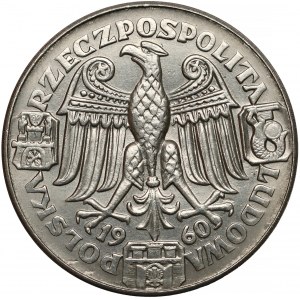 Próba NIKIEL 100 złotych 1960 Mieszko... głowy małe - duży orzeł
