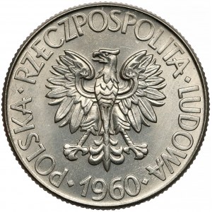 Próba NIKIEL 10 złotych 1960 Kościuszko - popiersie