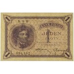 1 złoty 1919 - S.8 B - seria jednocyfrowa