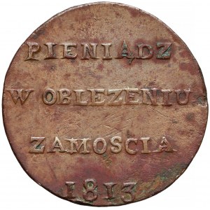 Oblężenie Zamościa, 6 groszy 1813 - b. rzadkie