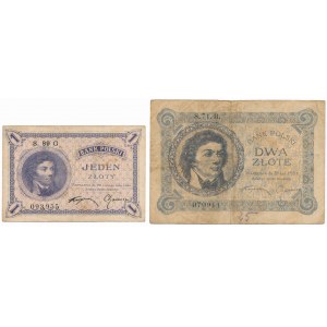 1 i 2 złote 1919 (2szt)