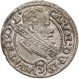 Śląsk, Karol II, 3 krajcary 1615 HT, Oleśnica