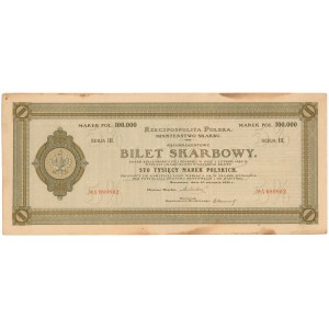 Bilet Skarbowy, Serja III - 100.000 mkp 1922