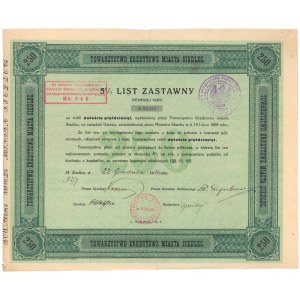 Siedlce, TKM, List zastawny 250 rubli / 540 mkp 1920