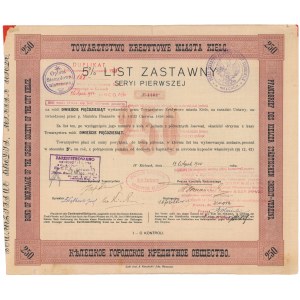 Kielce, TKM, List zastawny 250 rubli 1900